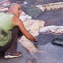 _Man painting Caravaggio on sidewalk_IMGP2928_20100804